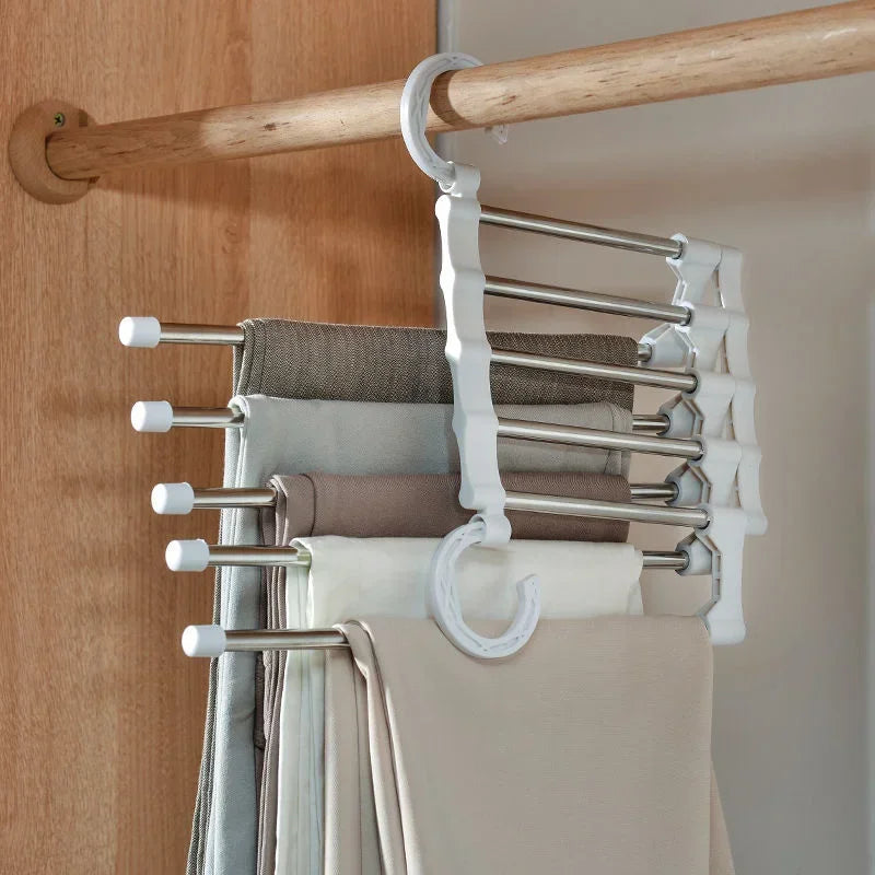 Space-Saving Pants Rack