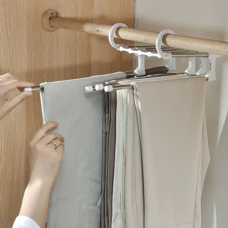 Space-Saving Pants Rack