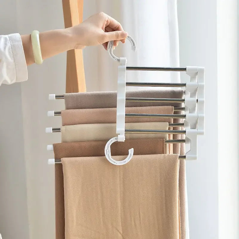 Space-Saving Pants Rack