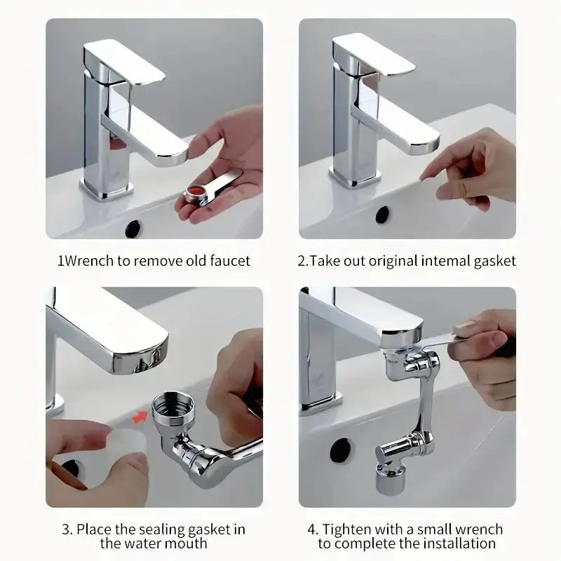 1080° Rotatable Faucet Extender