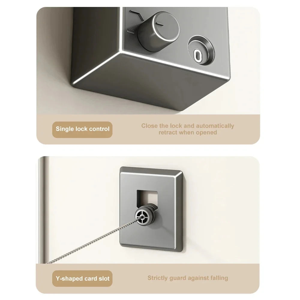 Retractable Clothesline for Indoor