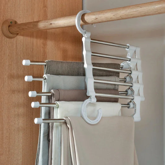 Space-Saving Pants Rack