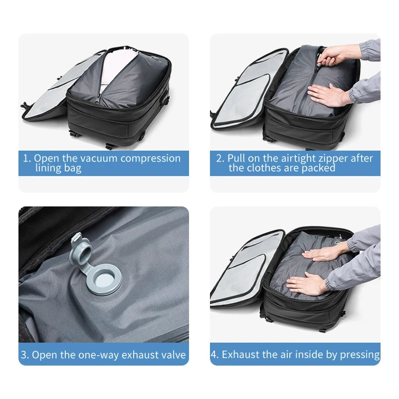 Aero - 60L Vortex Vacuum-Seal Backpack