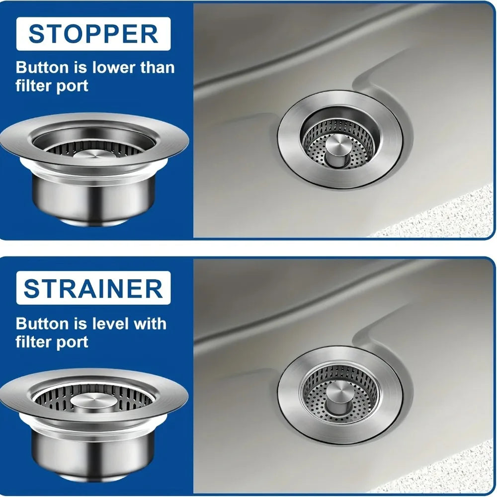 Stainless Steel Sink Strainer Stopper