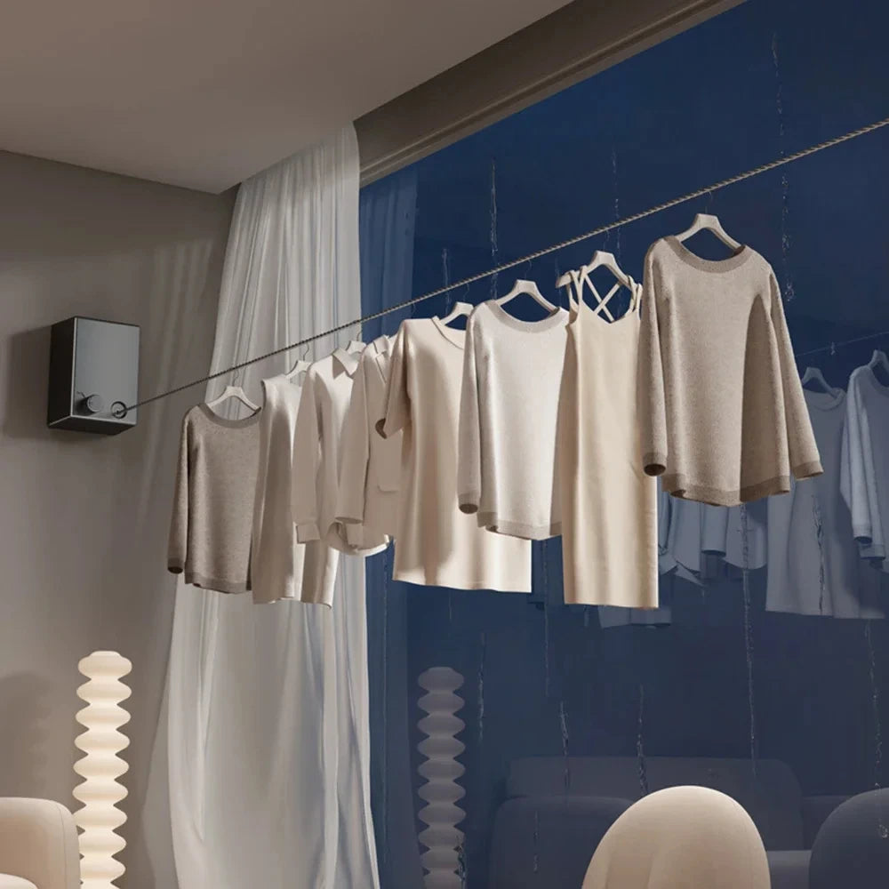 Retractable Clothesline for Indoor
