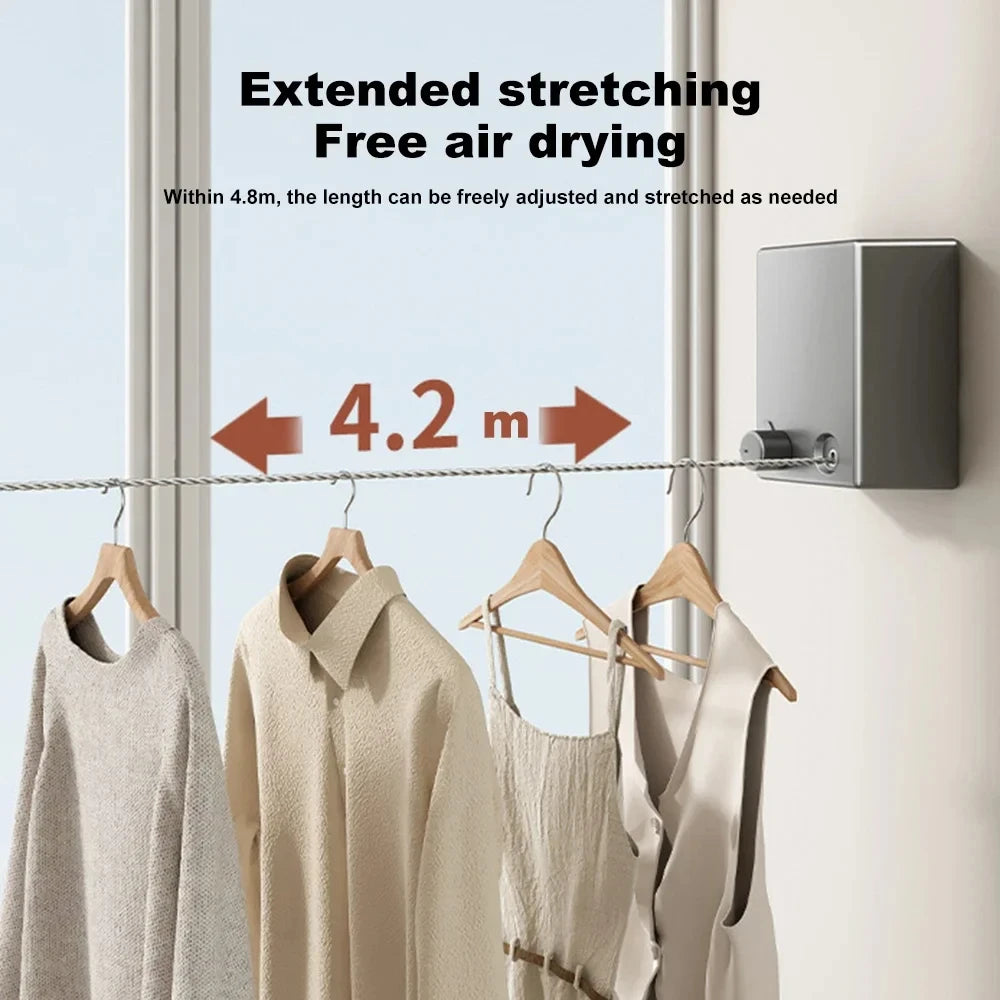 Retractable Clothesline for Indoor